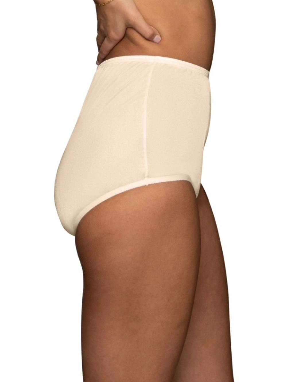 Vanity Fair Lingerie Perfectly Yours Ravissant 3-Pack Brief Panty Set Fawn Asst - Picture 4 of 6